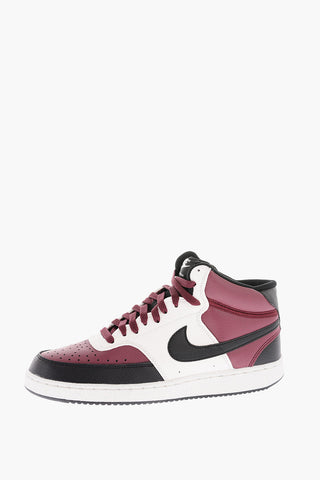 Faux Leather COURT VISION MID Sneakers