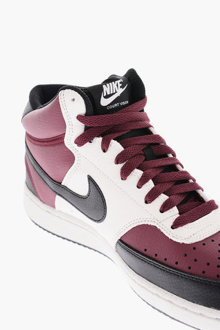 Faux Leather COURT VISION MID Sneakers