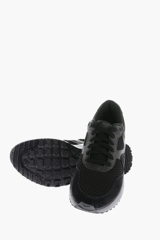 Openwork Details Leather AIR MAX SYSTM Low-Top Sneakers with Air Bubble Sole