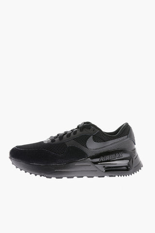 Openwork Details Leather AIR MAX SYSTM Low-Top Sneakers with Air Bubble Sole