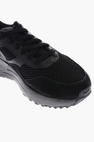 Sneakers Basse AIR MAX SYSTM in Pelle con Dettagli Openwork e Suola Air Bubble