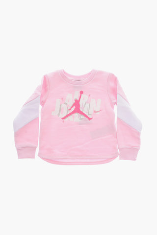 AIR JORDAN Fleeced Cotton Joggers and Crew-neck Sweatshirt Set