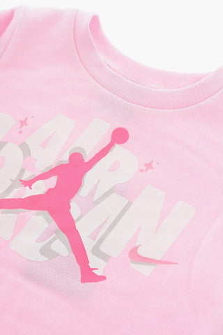 AIR JORDAN Fleeced Cotton Joggers and Crew-neck Sweatshirt Set