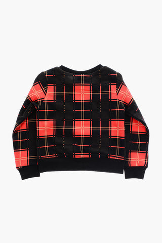 AIT JORDAN Set FLIGHT Plaid Hoodie and Shiny Leggings