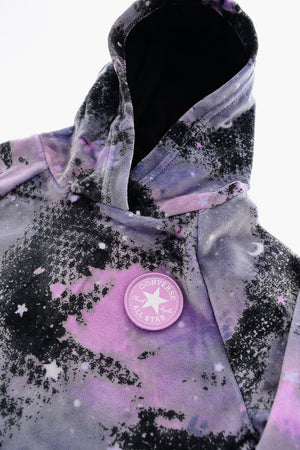 ALL STAR CHUCK TAYLOR Set Leggings e Felpa in Velour Effetto Tie Dye