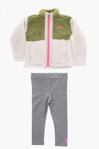Sherpa Sweatshirt and Leggings Set