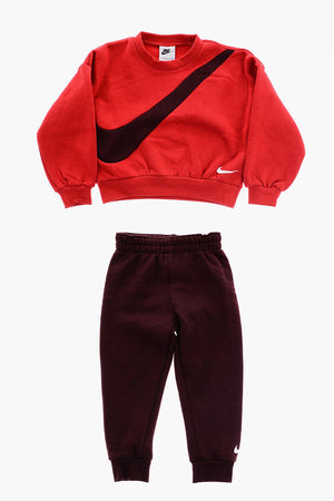 Set Sweatshirt mit Rundhalsausschnitt SWOOSH ESSENTIALS und Joggers in Oversized-Passform