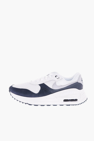 Openwork Details Leather AIR MAX SYSTM Low-Top Sneakers with Air Bubble Sole