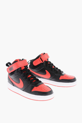 가죽 및 텍스타일 스니커즈 COURT BOROUGH MID 2