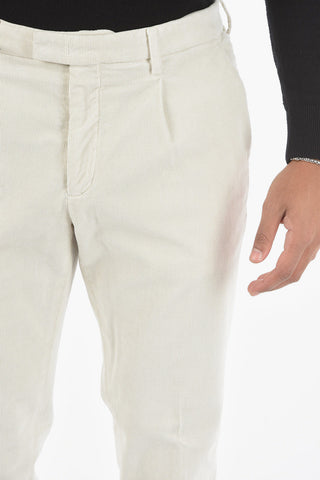 CC COLLECTION Single-pleated Corduroy Pants