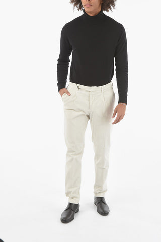 CC COLLECTION Single-pleated Corduroy Pants