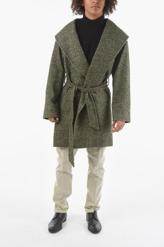 CC COLLECTION Hooded LAVAREDO Coat with Belt