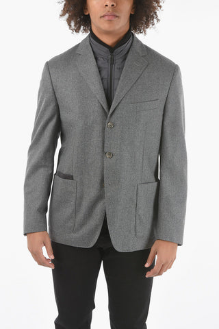 CC COLLECTION Removable Chester Piece RIGHT Virgin Wool Blazer