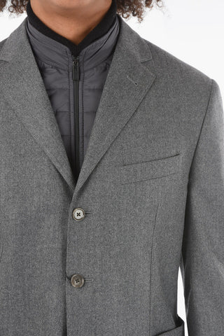 CC COLLECTION Removable Chester Piece RIGHT Virgin Wool Blazer