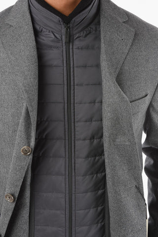 CC COLLECTION Removable Chester Piece RIGHT Virgin Wool Blazer