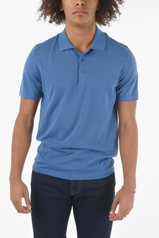 CIRCLE 3 Button Cotton Polo