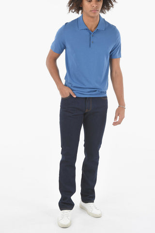 CIRCLE 3 Button Cotton Polo