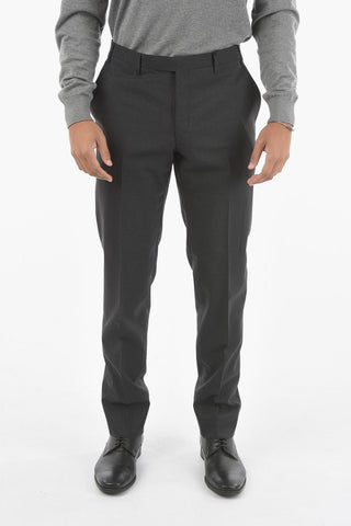 CC COLLECTION Hidden Fastening REFINED Virgin Wool Pants