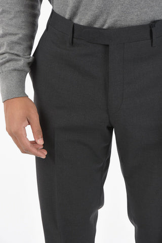 CC COLLECTION Hidden Fastening REFINED Virgin Wool Pants