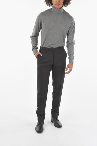 CC COLLECTION Hidden Fastening REFINED Virgin Wool Pants