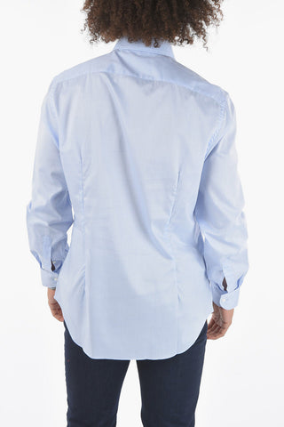 Twill Cotton WRINKLE-FREE Shirt with Classic Collar