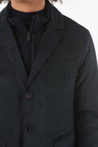 CC COLLECTION O. WEAR Blazer Trapuntato SUERETTO con Chester Piece 