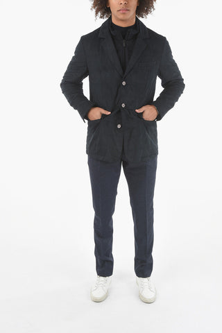 CC COLLECTION O. WEAR Blazer Trapuntato SUERETTO con Chester Piece 