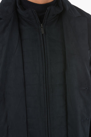 CC COLLECTION O. WEAR Blazer Trapuntato SUERETTO con Chester Piece 