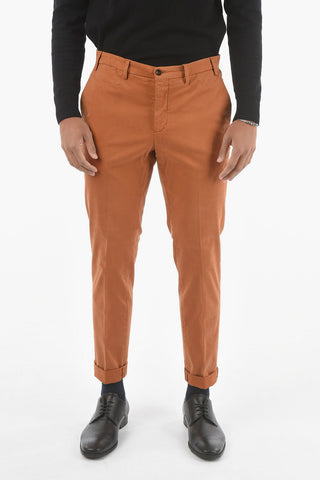 CC COLLECTION Belt Loop Stretch Cotton Chino Pants