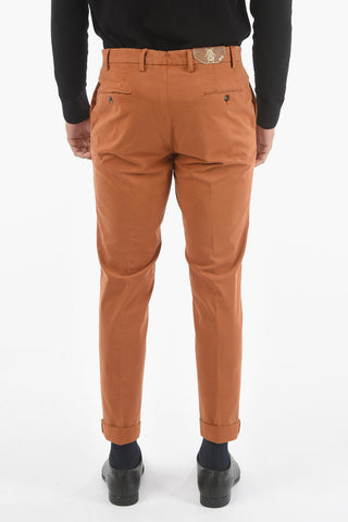 CC COLLECTION Belt Loop Stretch Cotton Chino Pants
