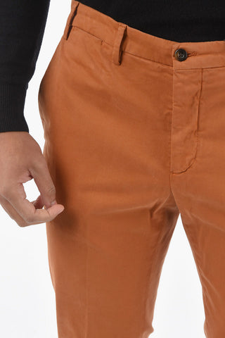 CC COLLECTION Belt Loop Stretch Cotton Chino Pants