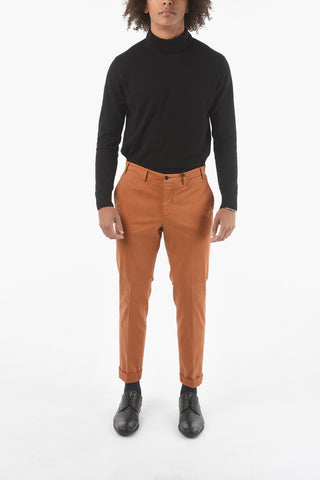 CC COLLECTION Belt Loop Stretch Cotton Chino Pants