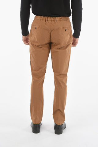 CC COLLECTION Drawstring Waistband Plain Hem Pants