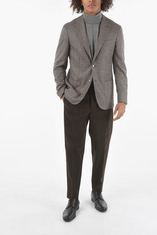CC COLLECTION Half-lined REFINED Houndstooth Motif Blazer