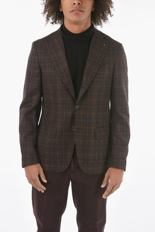 CC COLLECTION Tartan Patterned RETAILORED Blazer