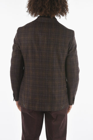 CC COLLECTION Tartan Patterned RETAILORED Blazer