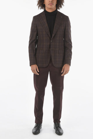 CC COLLECTION Tartan Patterned RETAILORED Blazer