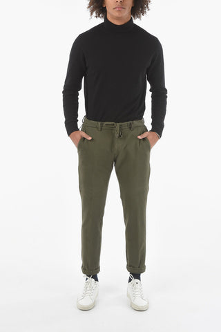 CC COLLECTION Pantaloni in Jersey Garzato con Coulisse