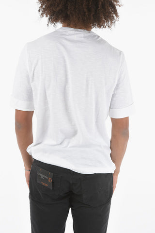 Crewneck T-shirt with Breast Pocket