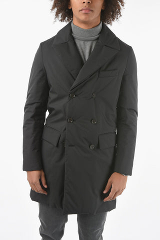 CC COLLECTION Double-breasted Padded Raincoat