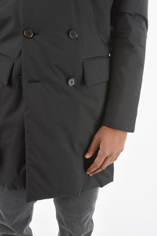 CC COLLECTION Double-breasted Padded Raincoat