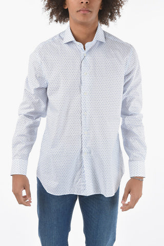 Shirt in Paisley Motif with Standard Collar