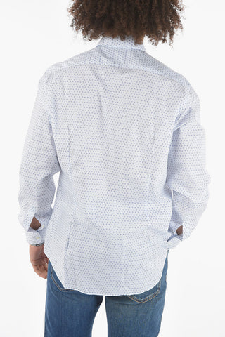 Shirt in Paisley Motif with Standard Collar
