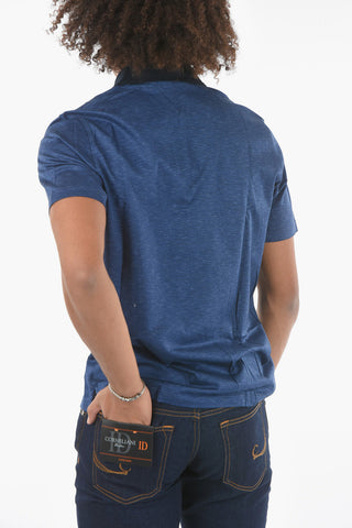 Polo 3 Bottoni ROMBI in Cotone
