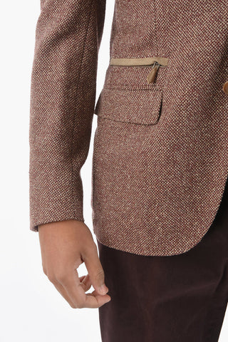 Zipped Pocket GATE Unlined Blazer
