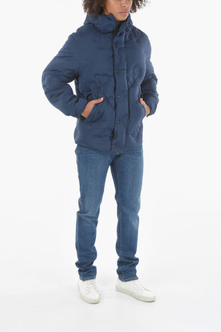 Monogram Zip-up Down Jacket