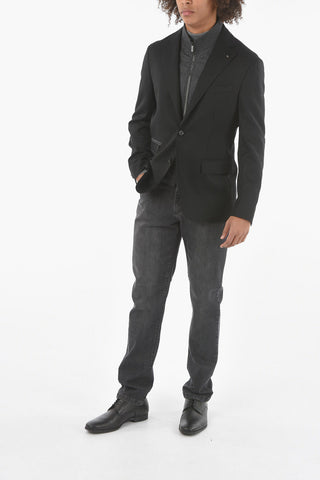 CC COLLECTION Removable Chester Piece RE Virgin Wool Blazer