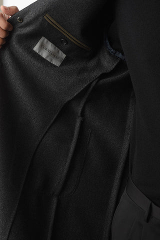 Cappotto Semifoderato WASHABLE in Lana Herringbone
