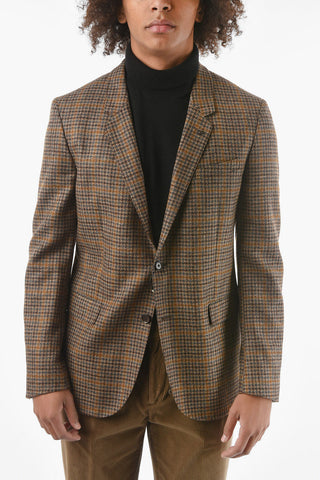 CC COLLECTION 2 Button RE Houndstooth Patterned Blazer