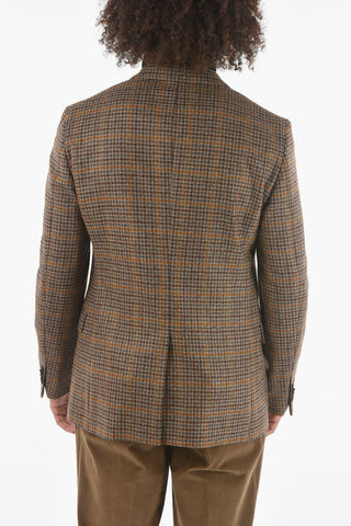 CC COLLECTION 2 Button RE Houndstooth Patterned Blazer
